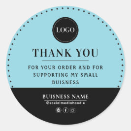 Adesivo Thank You For Supporting My Small Business Trendy