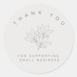 Adesivo Thank you for supporting small business - sticker 