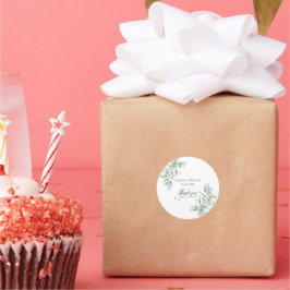 Adesivo Thank you Green Foliage Stickers