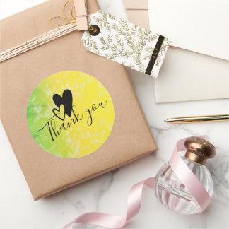 Adesivo Thank you Heart Love 