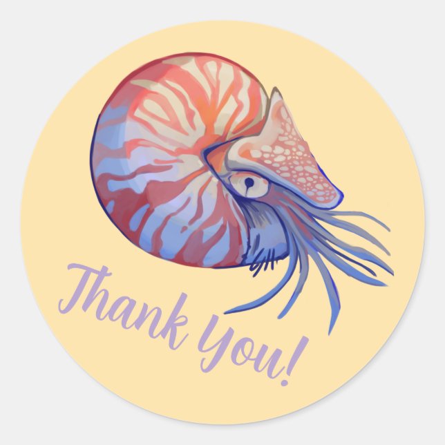 Adesivo Thank you, Nautilus,  (Frente)