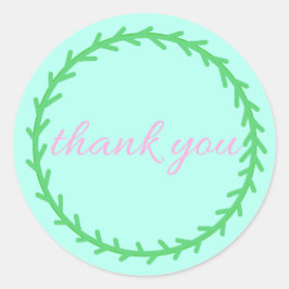Adesivo Thank you sticker
