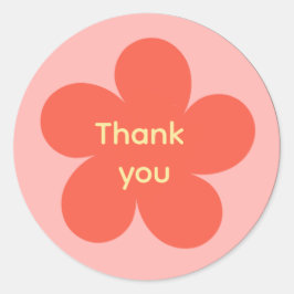 Adesivo Thank you sticker 