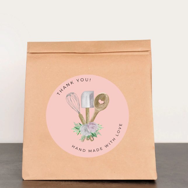 Adesivo Thank you Watercolor Bakery  (Criador carregado)