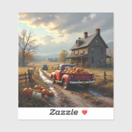 Adesivo Thanksgiving in the country