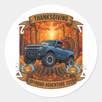 Adesivo Thanksgiving Offroad Adventure 2025