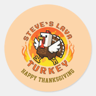 Adesivo Thanksgiving Steve's Lava Turkey Plate
