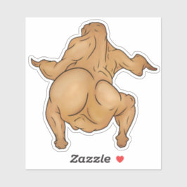 Adesivo Thanksgiving Twerkey Sticker