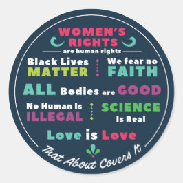 Adesivo "That About Covers It" Stickers