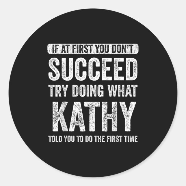 Adesivo That's My Name Co. Kathy Women's Black Modern Lett (Frente)