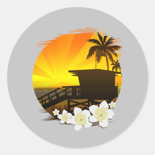 Adesivo The Beach Life  (Frente)