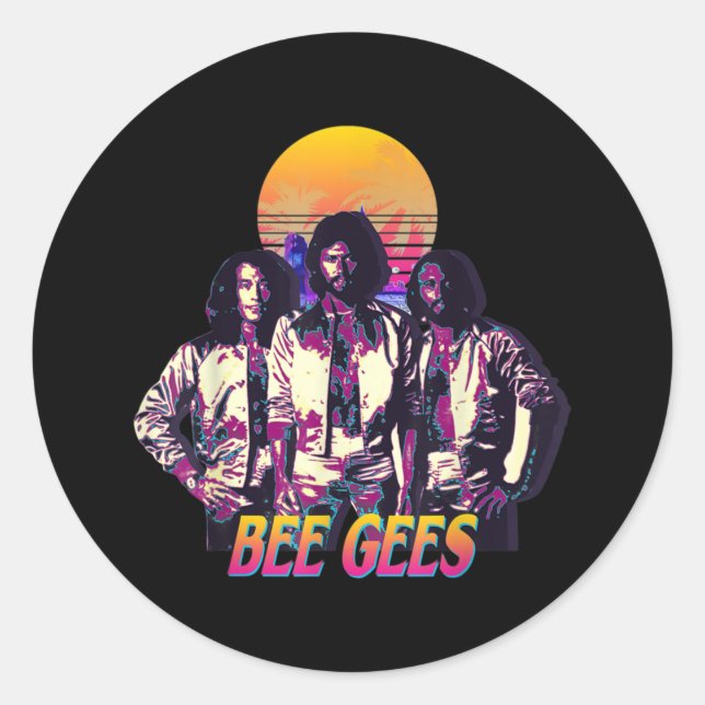 Adesivo The Bee Gees Live For Men And Women (Frente)