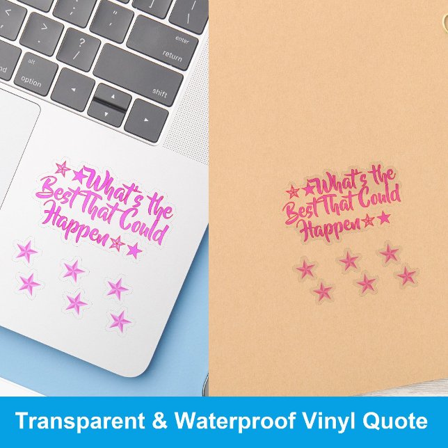 Adesivo The Best That Could Happen | Positive Meme Girl (What's the Best That Could Happen Stickers)