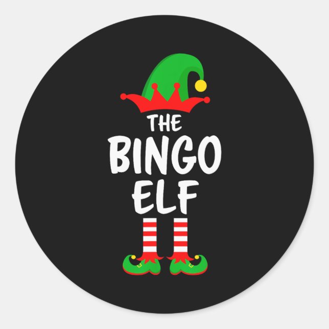 Adesivo The Bingo Elf Matching Family Christmas  (Frente)