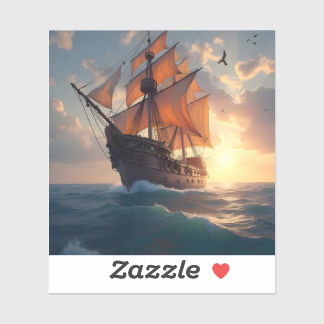 Adesivo The Captain's Pride - Square Vinyl  (Folha)