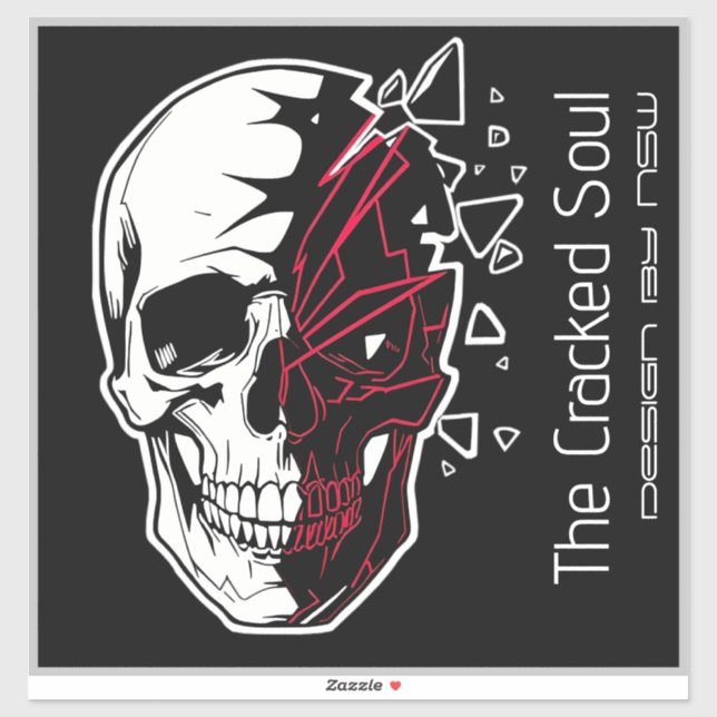 Adesivo The Cracked Soul (Folha)