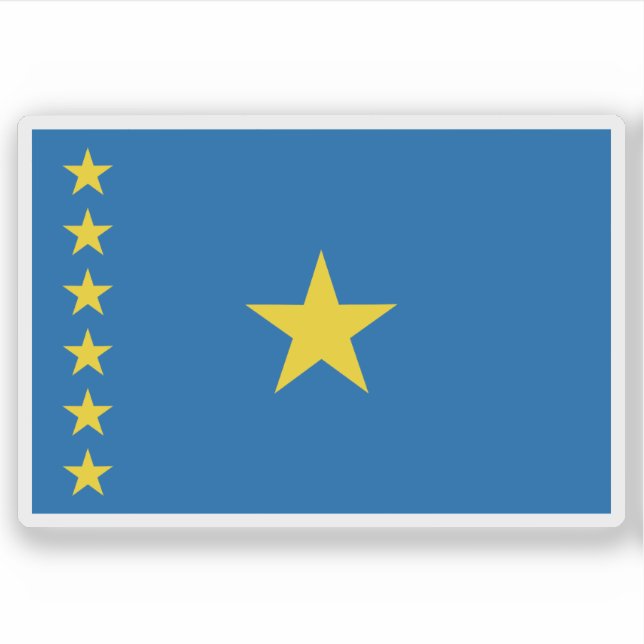 Adesivo The Democratic Republic of the Congo (1997–2003) (Frente)