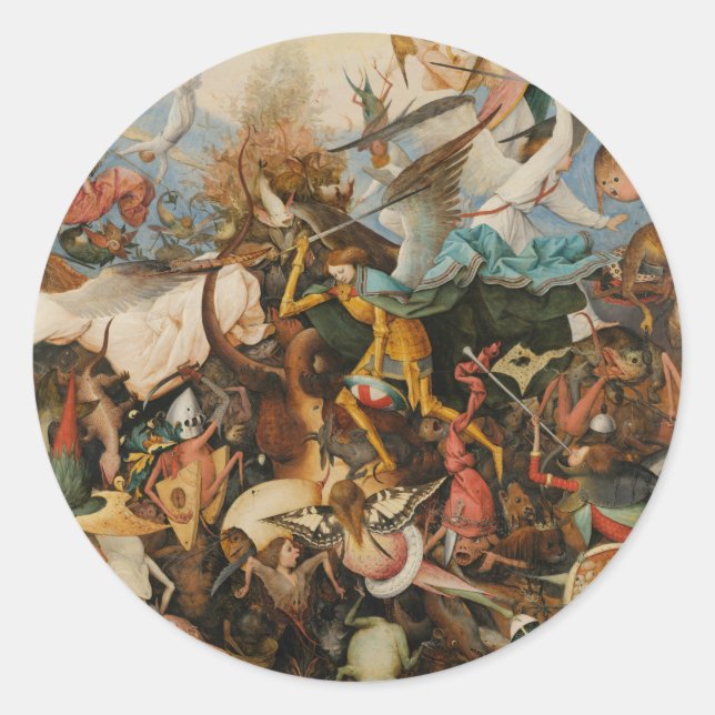 Adesivo The Fall of the Rebel Angels - Pieter Bruegel 1562 (Frente)