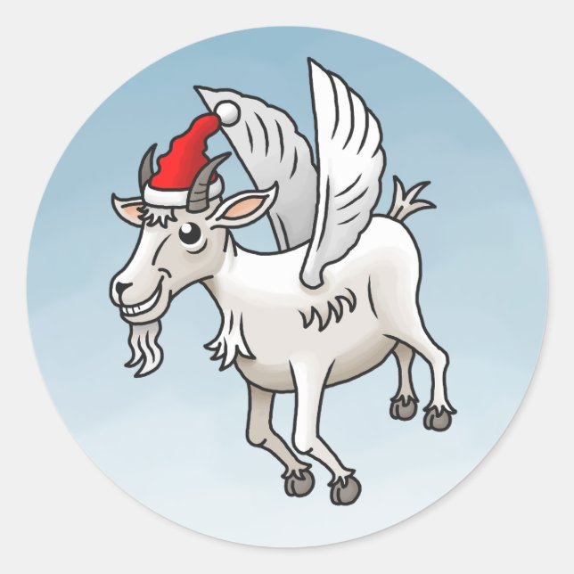 Adesivo The Flying Christmas Goat (Frente)