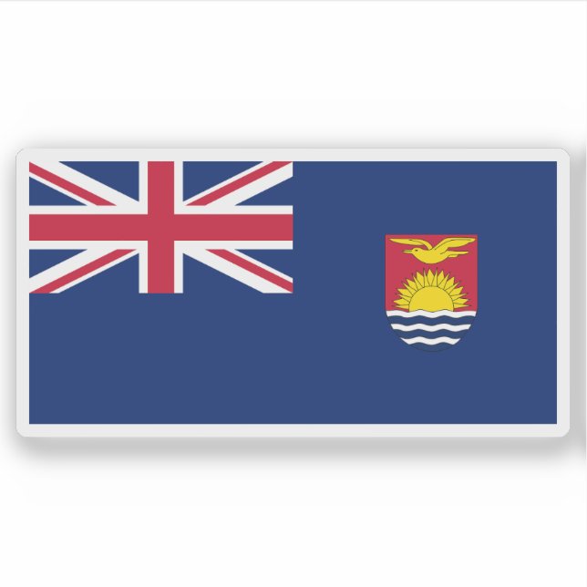 Adesivo The Gilbert and Ellice Islands flag (1937–1976) (Frente)