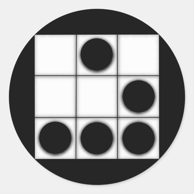 Adesivo The Glider: A Universal Hacker Emblem Sticker (Frente)