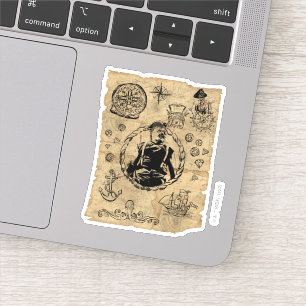 Adesivo The Goonies Sloth Treasure Map