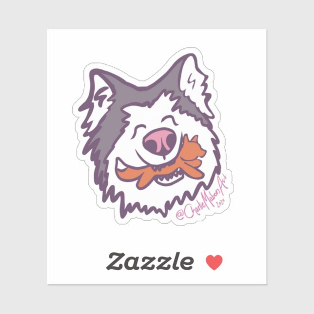 Adesivo The happiest hoosker sticker  (Folha)