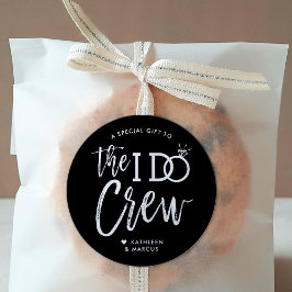 Adesivo The I Do Crew | Favor para a festa de casamento