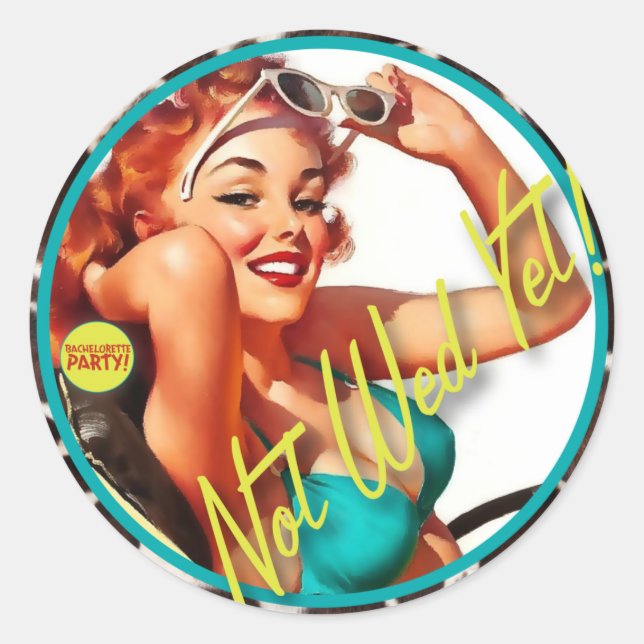 Adesivo The Kitsch Bitsch : Ainda Não Wed! (Frente)