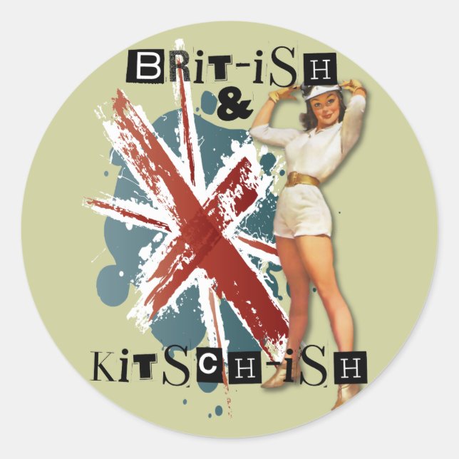 Adesivo The Kitsch Bitsch : Brit-ish & Kitsch-Up (Frente)