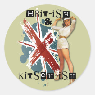 Adesivo The Kitsch Bitsch : Brit-ish & Kitsch-Up