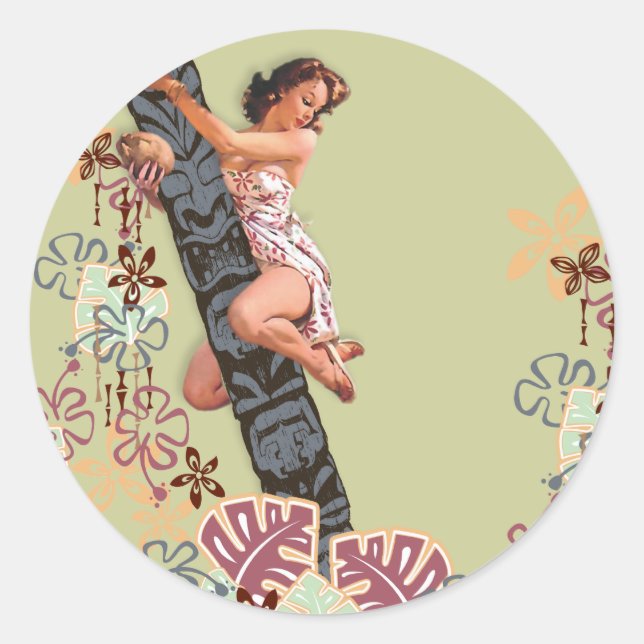 Adesivo The Kitsch Bitsch : Em Uma Árvore Tiki! (Frente)