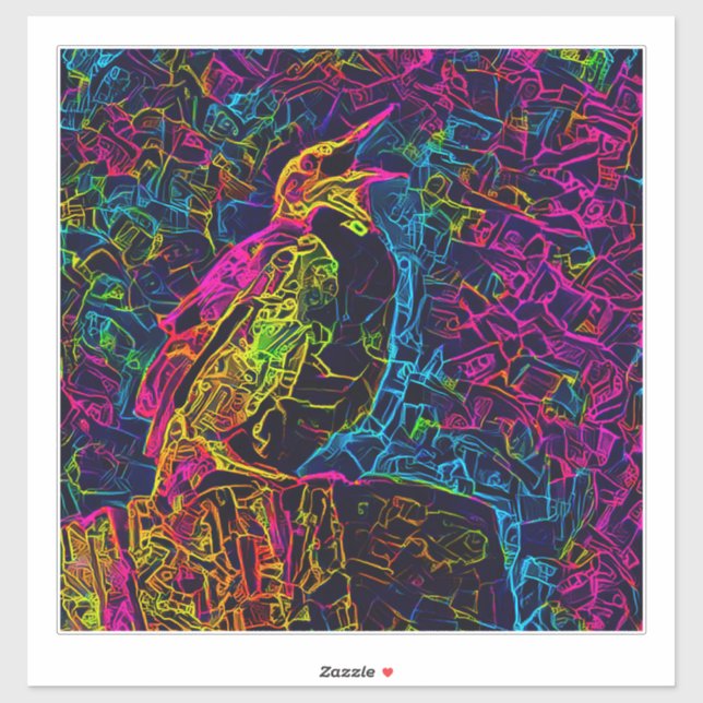 Adesivo The Lonely Bird 3 (Folha)