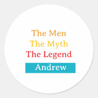 The Men, The Myth, The Legend personalizado 