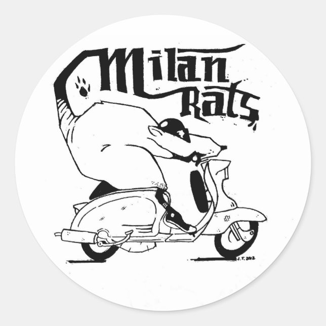 Adesivo The Milan Rats Sticker (Frente)