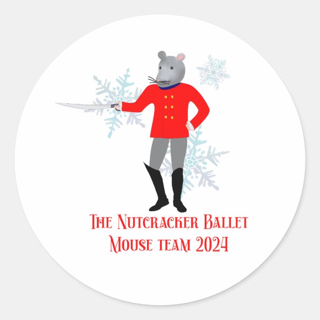 Adesivo The Nutcracker - Mouse Team 2024 (Frente)
