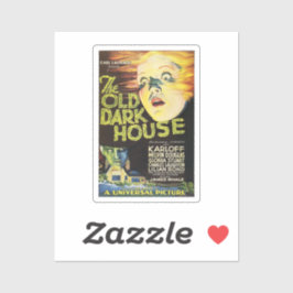 Adesivo The Old Dark House - poster vintage de 1932
