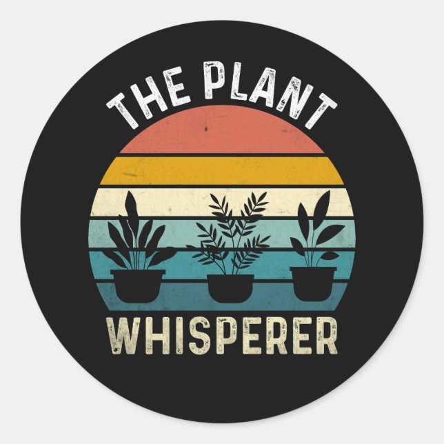 Adesivo The Plant Whisperer Funny (Frente)