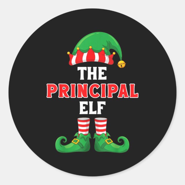 Adesivo The Principal Elf Christmas For Principal School P (Frente)
