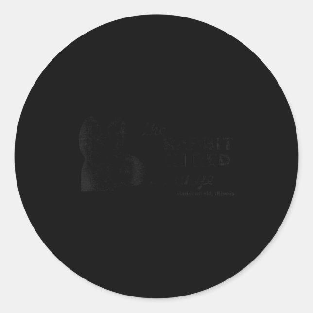 Adesivo The Rabbit In Red Lounge Halloween  (Frente)