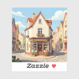 Adesivo The Reading Corner - Square Vinyl 