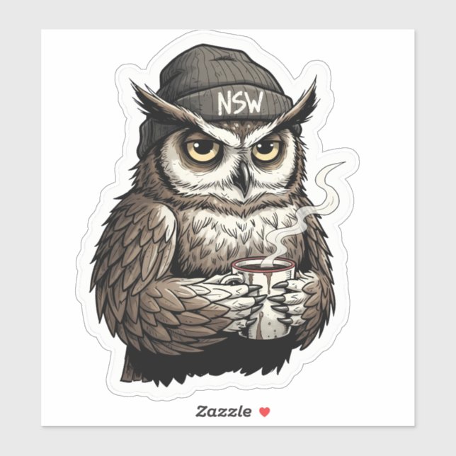 Adesivo The Silence Observer (Folha)