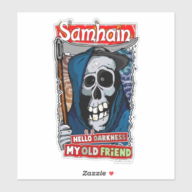 Adesivo The sound of Samhain (Folha)