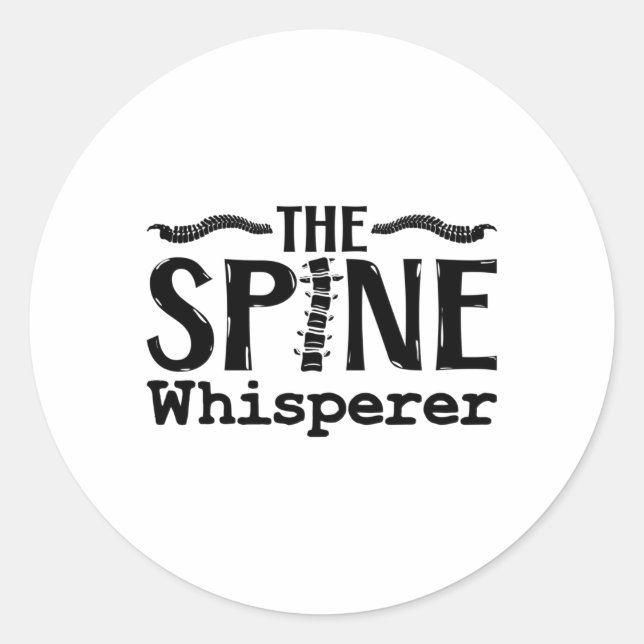 Adesivo The Spine Whisperer Chiropractic Chiropractor (Frente)