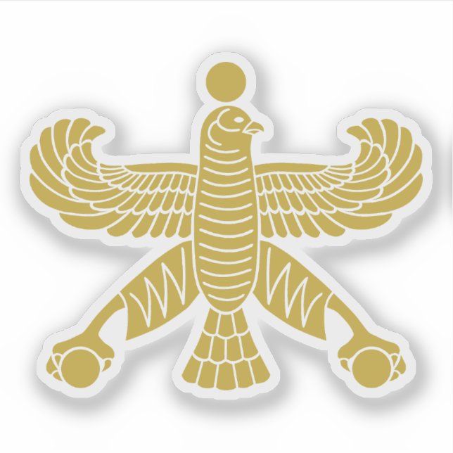Adesivo The symbol of the Achaemenid Falcon, Iran (Frente)