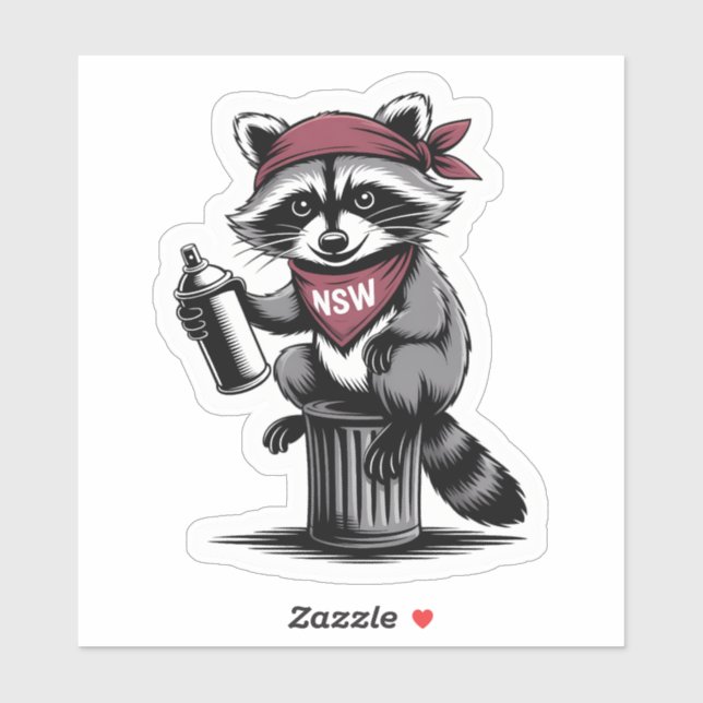 Adesivo The Trash King (Folha)