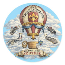 The Traveling Gilberts Stickers