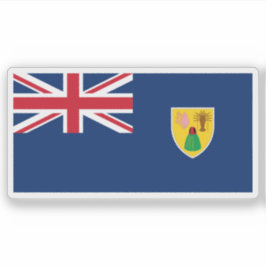 Adesivo The Turks and Caicos Islands flag,British Overseas