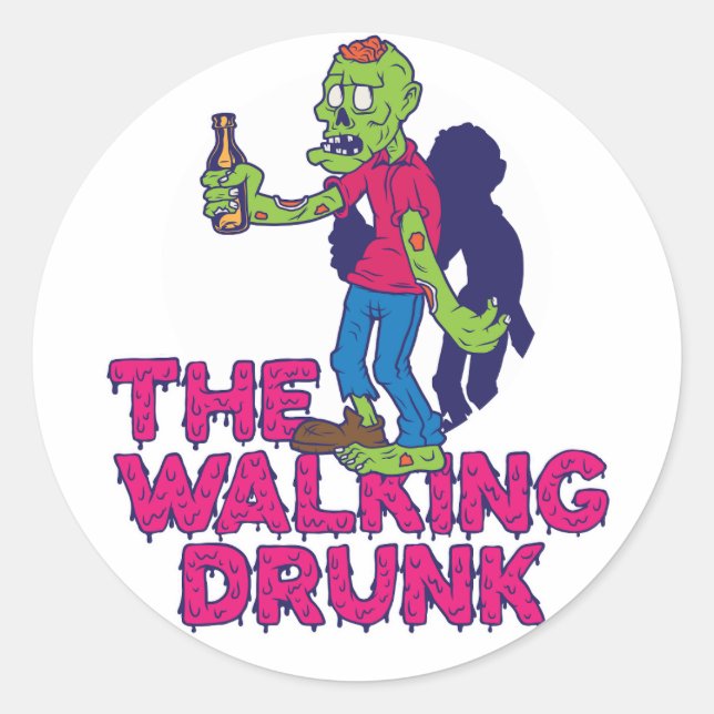 Adesivo The Walking Drunk (Frente)