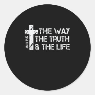 Adesivo The Way, Truth, Life - John 14 6 Bíblia Verse Chri